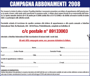 Facsimile scheda d'iscrizione