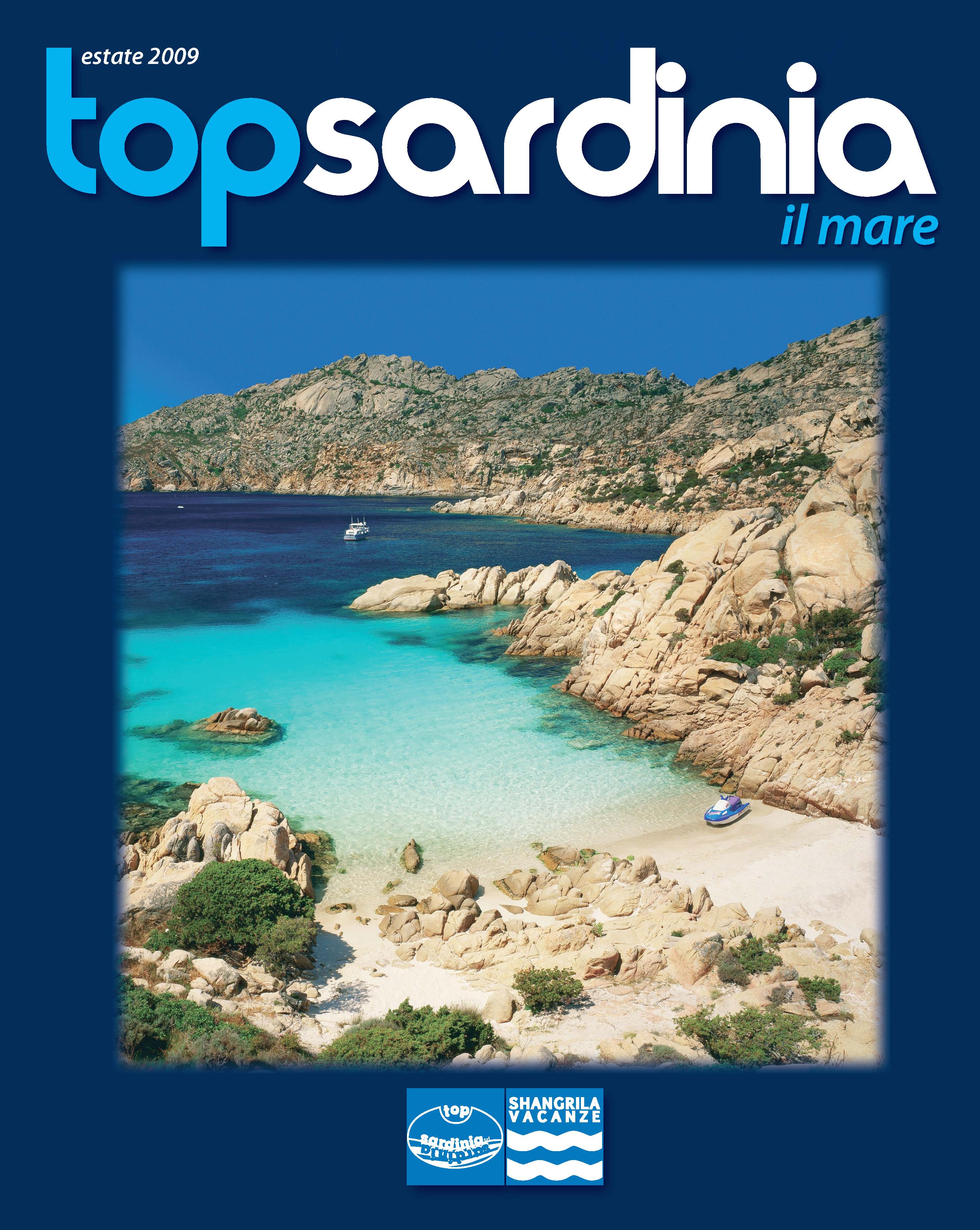 I cataloghi estivi di Top Sardinia-Shangrilà Vacanze in distribuzione nelle agenzie di viaggio