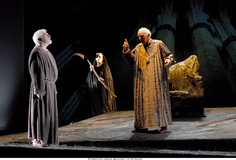 Al Teatro Quirino di Roma: Francesco e il Re con Ugo Pagliai, Paola Gassman e Philippe Leroy