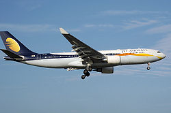 Jet Airways vola da Malpensa a New Delhi
