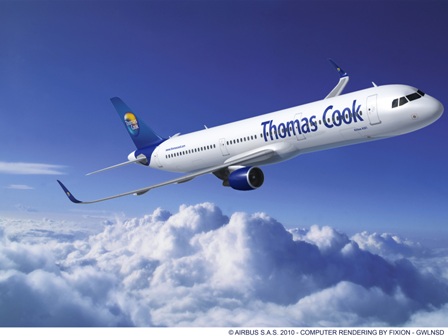 Thomas Cook Group ordina 12 A321 equipaggiati con sharklets