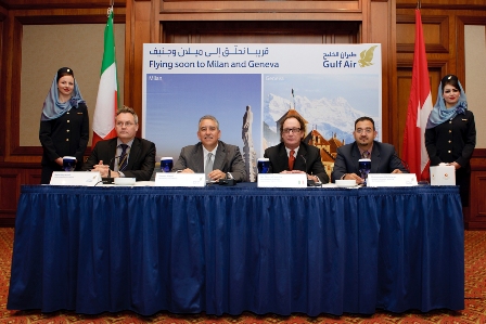 Gulf Air: da marzo 2011 apre su Milano e Ginevra