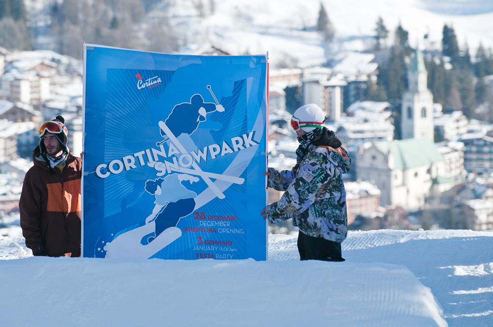 Inaugurato il Cortina Snowpark