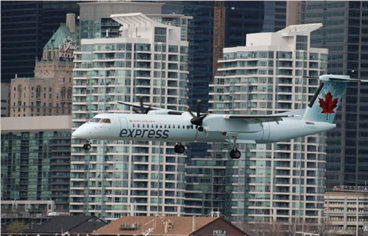 Air Canada vola a Montreal da City Airport di Toronto