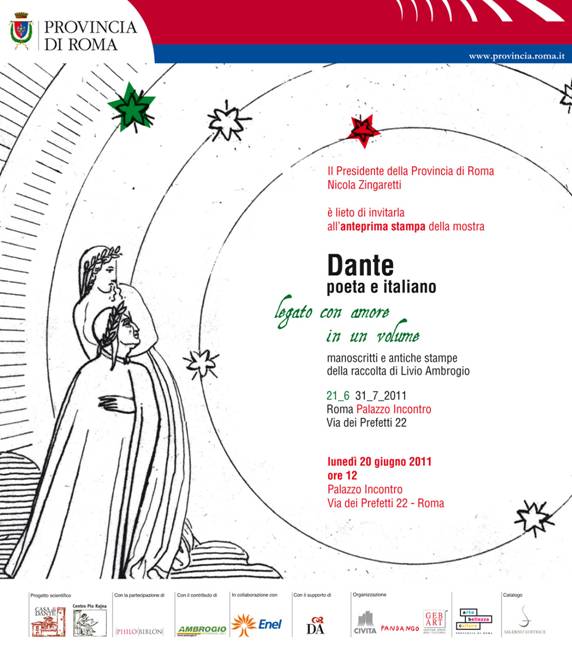 Dante poeta e italiano “legato con amore in un volume”