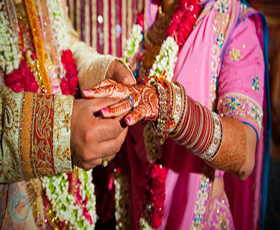 Scene da un matrimonio in India
