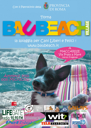 Riapre a Maccarese, litorale laziale, la prima spiaggia per cani – Baubeach