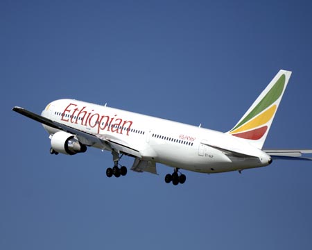 Ethiopian vola in Cina e lancia concorso su Facebook