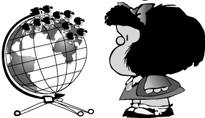 Mafalda mappamondo
