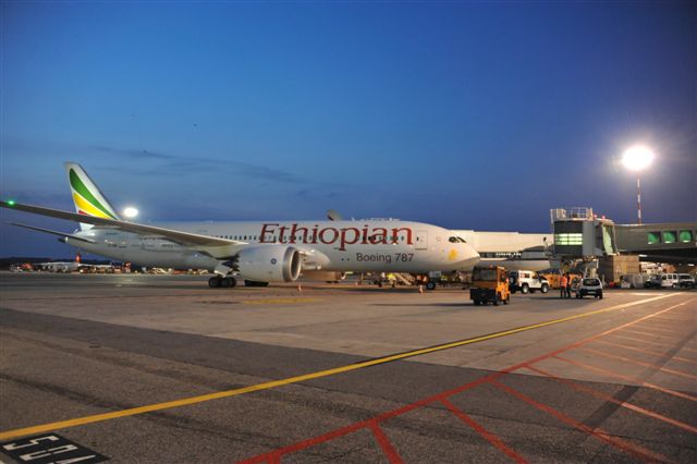 Ethiopian con il B-787 Dreamliner a Malpensa e a Roma Fiumicino