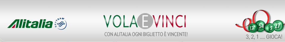 Alitalia lancia la promozione di Natale: ogni biglietto è vincente e in palio una Fiat 500