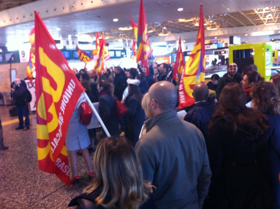 Meridiana fly: presidio sindacale a Malpensa. Protesta per la cassa integrazione