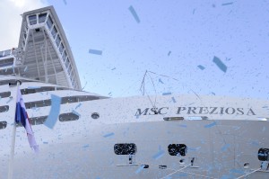 MSC PREZIOSA FLAG CEREMONY