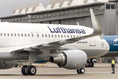 Lufthansa vola in California