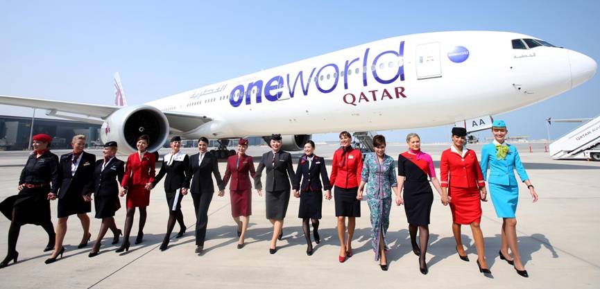 Qatar Airways  è membro ufficiale Oneworld
