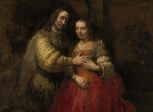 REMBRANDT La sposa ebrea, Rijksmuseum
