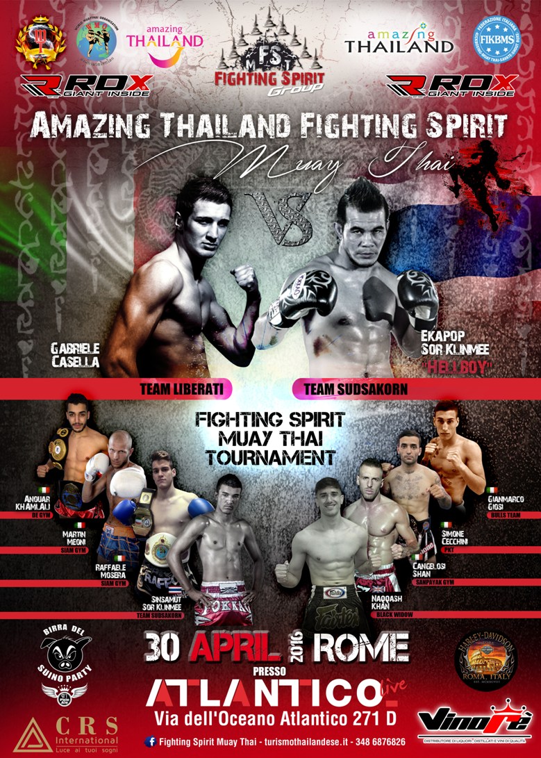 Thailand Fighting Spirit Muay Thai a Roma
