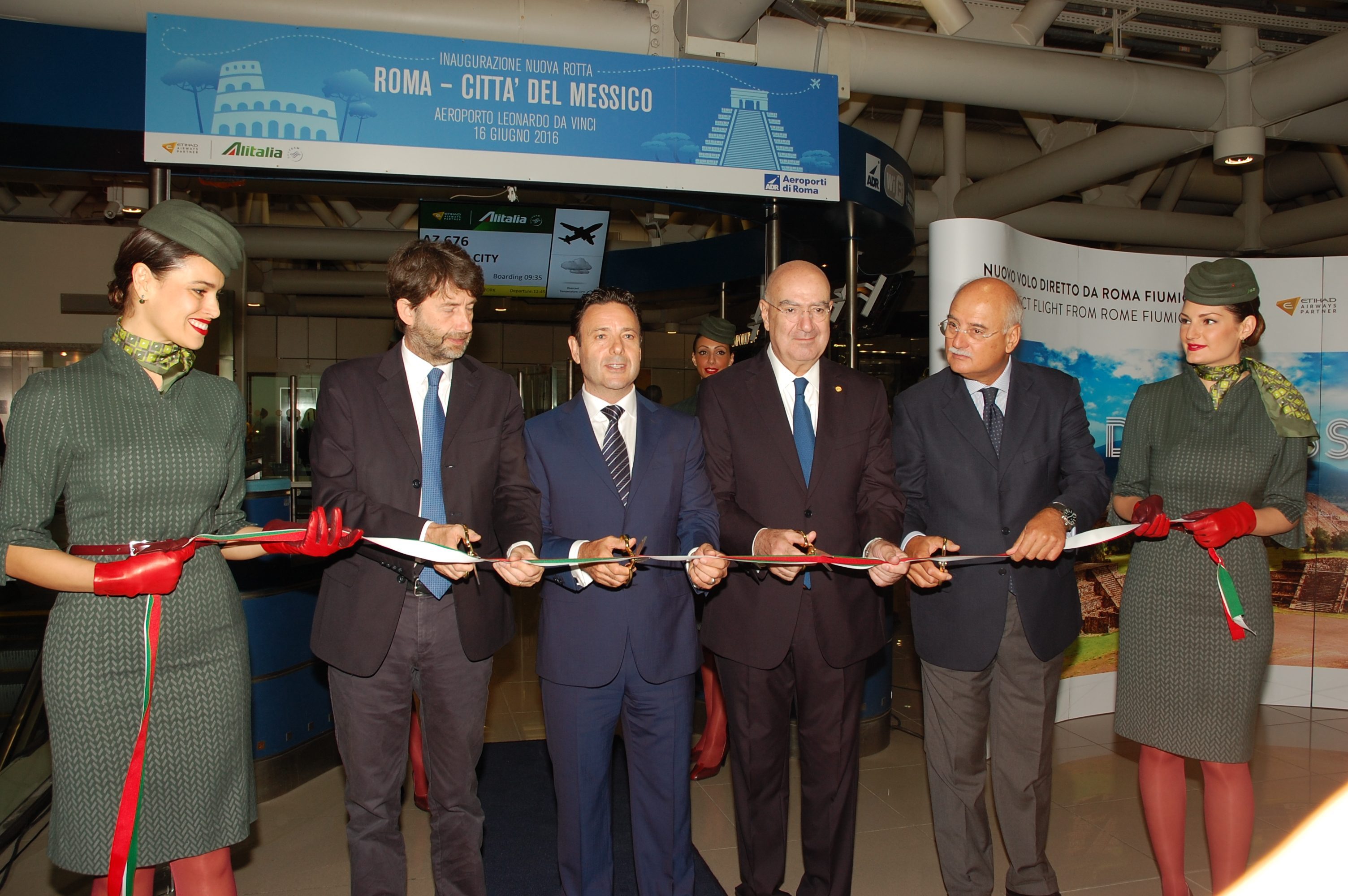 Alitalia vola da Roma a Citt&agrave; del Messico