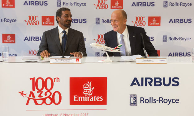 Emirates: ben 100 A380 nella sua flotta