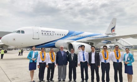 Bangkok Airways festeggia l’arrivo del nuovo aeromobile Airbus 319  