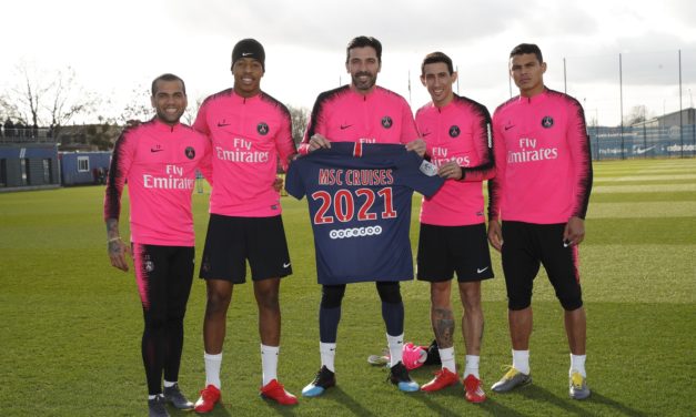 MSC CROCIERE OFFICIAL SPONSOR DEL  PARIS SAINT-GERMAIN FOOTBALL CLUB