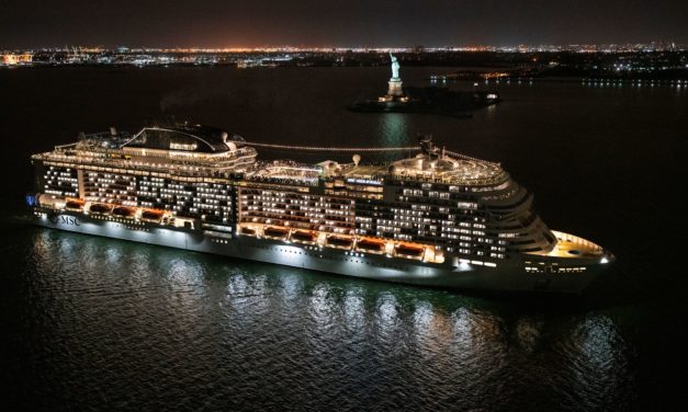 MSC MERAVIGLIA DEBUTTA A NEW YORK