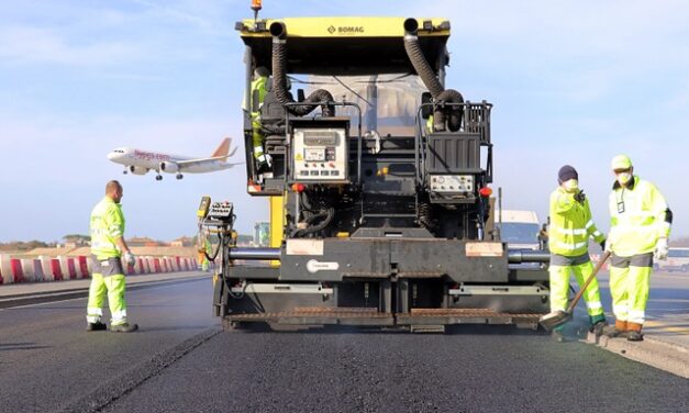 FIUMICINO E’ IL PRIMO AEROPORTO AL MONDO CON ASFALTO AL GRAFENE