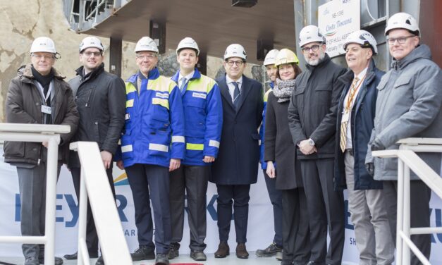 COSTA TOSCANA: AL VIA L’ASSEMBLAGGIO DELLO SCAFO