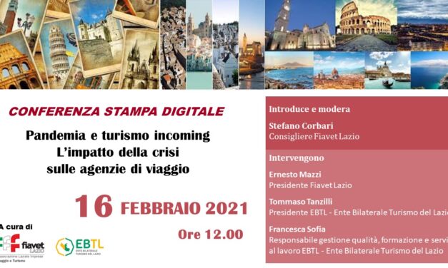 I dati della crisi delle Agenzie di Viaggio emerse in una indagine di Fiavet Lazio e EBTL