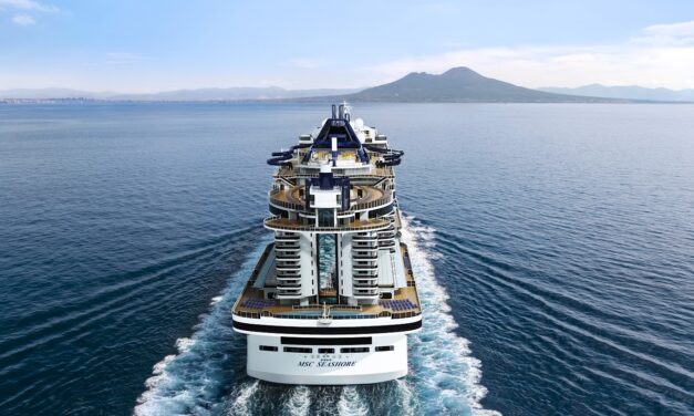 PARTITA DA NAPOLI MSC SEASHORE, LA NUOVA NAVE PIÙ GRANDE E AVANZATA  MAI COSTRUITA IN ITALIA