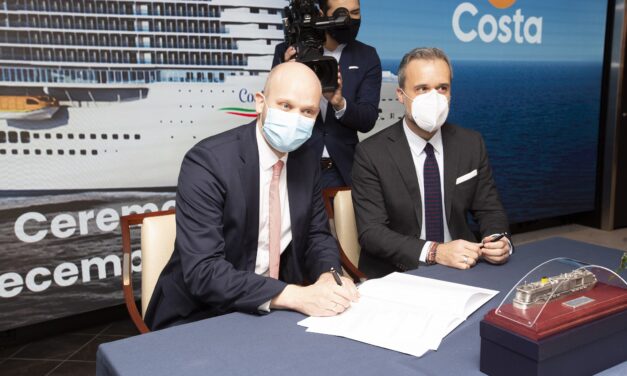 PRESA IN CONSEGNA COSTA TOSCANA, LA QUARTA NAVE DI COSTA CROCIERE ALIMENTATA CON GAS NATURALE LIQUEFATTO
