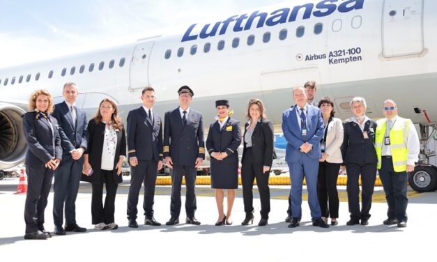 Lufthansa e Roma, una storia lunga 65 anni. Festeggiato a Fiumicino l’importante anniversario