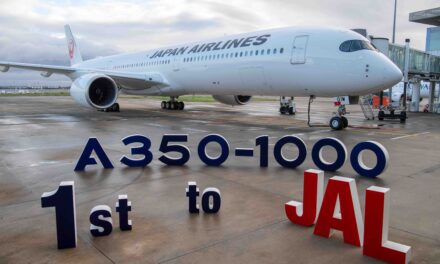 Japan Airlines ha preso in consegna il suo primo A350-1000