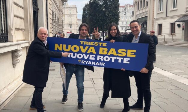 RYANAIR: NUOVA BASE “GAMECHANGER” A TRIESTE