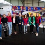 FC Barcellona e Vueling presentano il nuovo aereo del Barça femminile