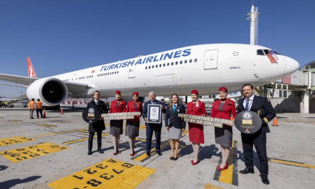 Turkish Airlines: nuovo Guinness World Records per il “maggior numero di paesi raggiunti da una compagnia aerea