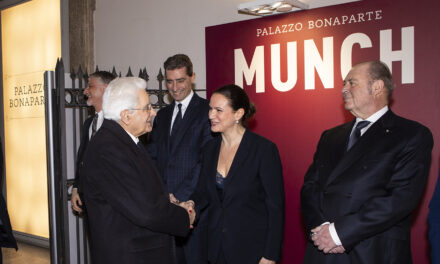 Munch a Palazzo Bonaparte di Roma. Inaugurata la mostra alla presenza del Presidente della Repubblica Sergio Mattarella e della Regina Sonja di Norvegia