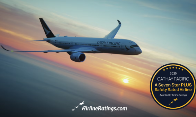 Cathay Pacific: premiata come prima compagnia aerea full-service ottenendo la valutazione di sicurezza 7-STAR PLUS