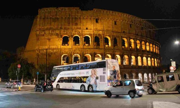 ROMA ACCOGLIE IL BUS GOURMET ITALIA DI ENIT