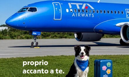 ITA Airways apre le porte ai cani di taglia grande in cabina