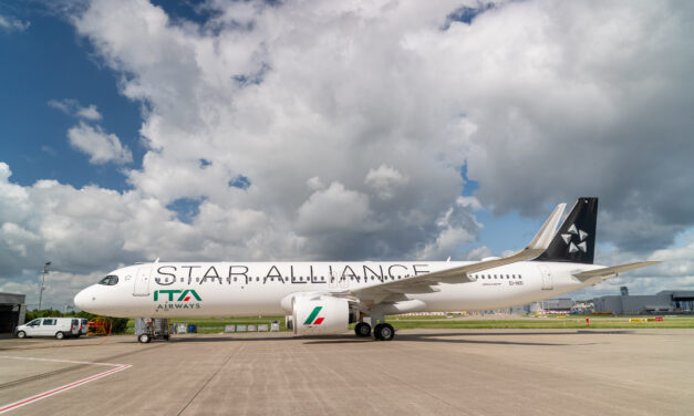 Tra i cieli di Roma e il fascino di Hollywood: ITA Airways presenta il nuovo A321neo e Sharon Stone