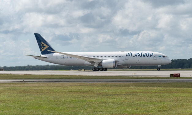 Air Astana: il primo Boeing 787-9 dà il via ai test di volo