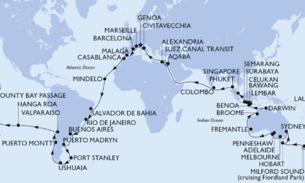 Viaggio intorno al globo nel 2029: MSC Crociere apre le vendite per la nuova World Cruise